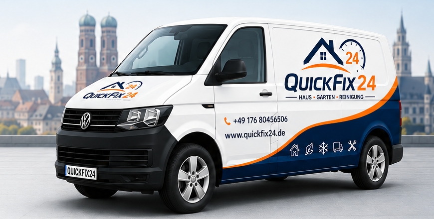 QuickFix24 Transporter mit Logo